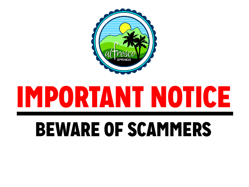 Important Notice: Beware of scammers